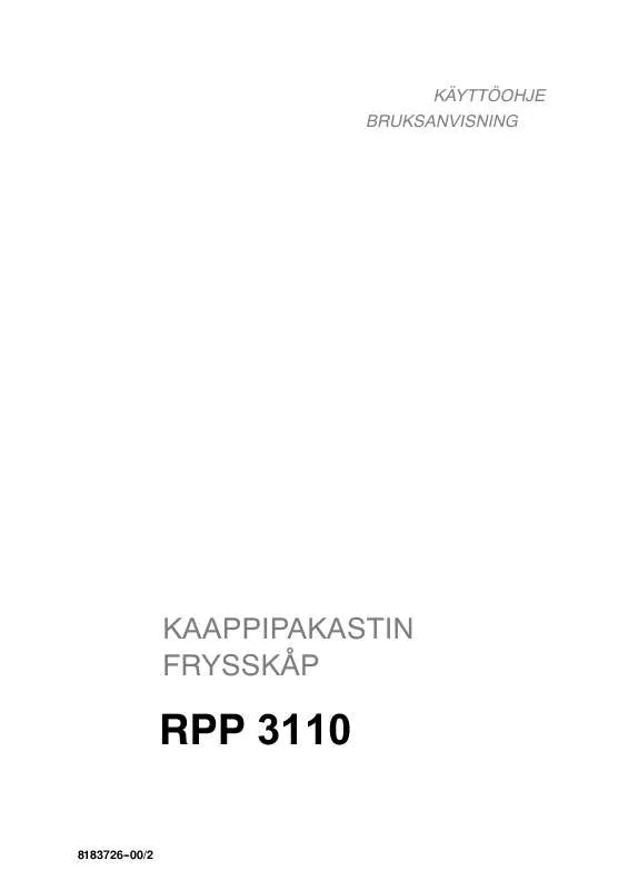 Mode d'emploi ROSENLEW RPP3110