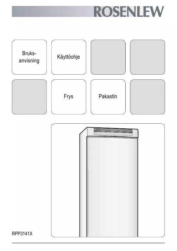 Mode d'emploi ROSENLEW RPP3141X