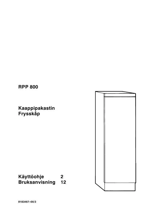 Mode d'emploi ROSENLEW RPP800