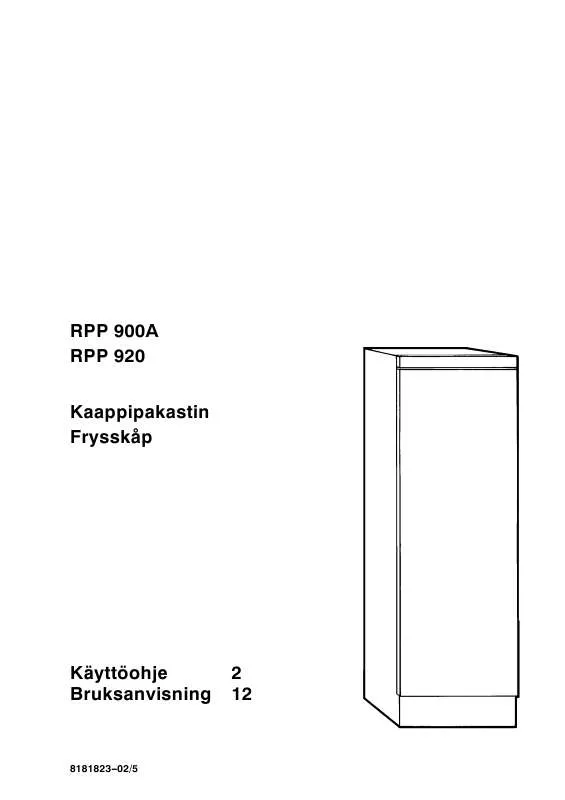 Mode d'emploi ROSENLEW RPP900A