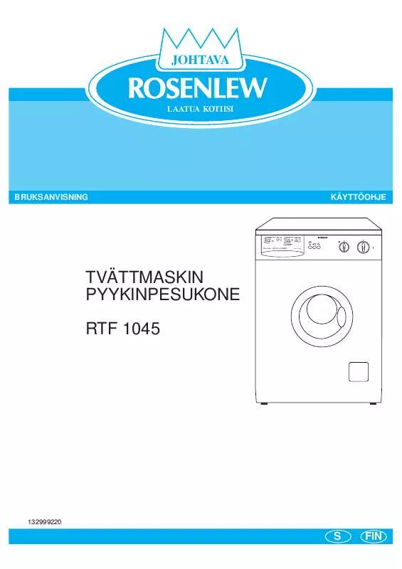 Mode d'emploi ROSENLEW RTF1045