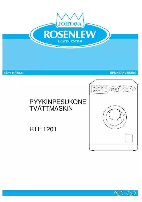 Mode d'emploi ROSENLEW RTF1201