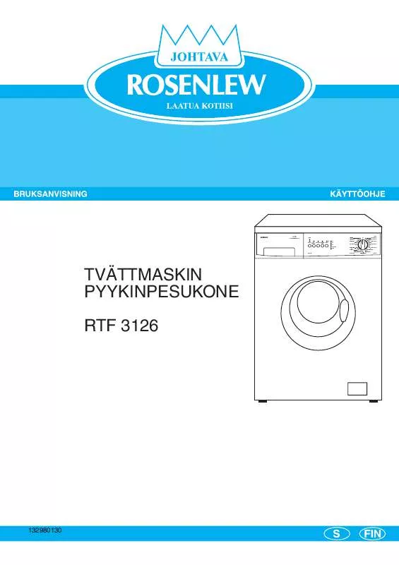 Mode d'emploi ROSENLEW RTF3126