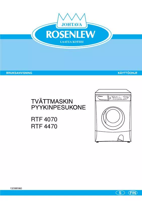 Mode d'emploi ROSENLEW RTF4070
