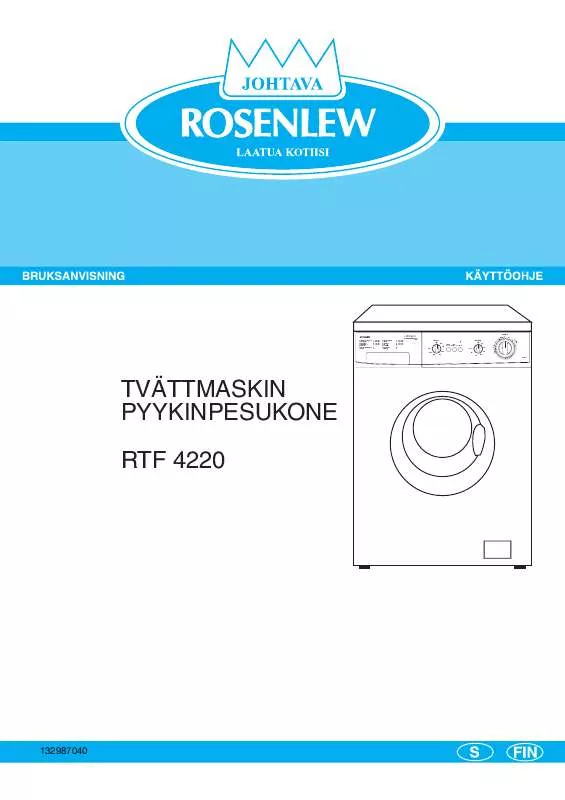 Mode d'emploi ROSENLEW RTF4220