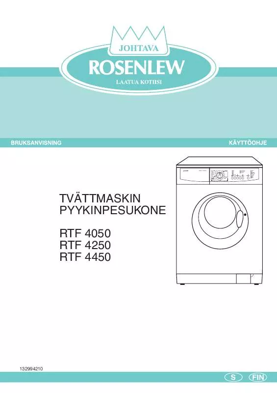 Mode d'emploi ROSENLEW RTF4250