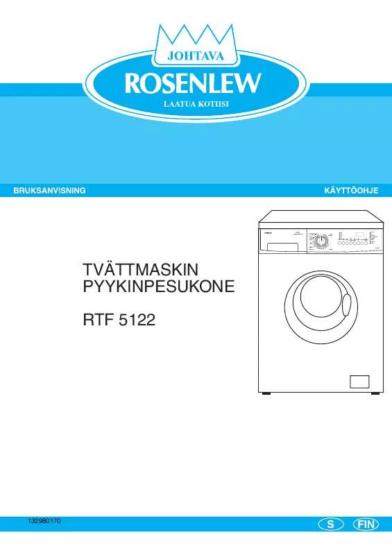 Mode d'emploi ROSENLEW RTF5122