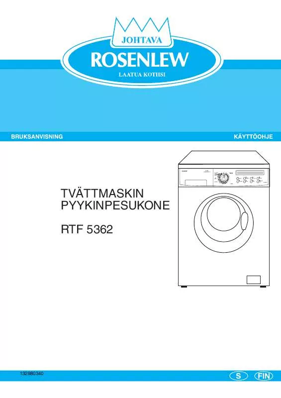 Mode d'emploi ROSENLEW RTF5362