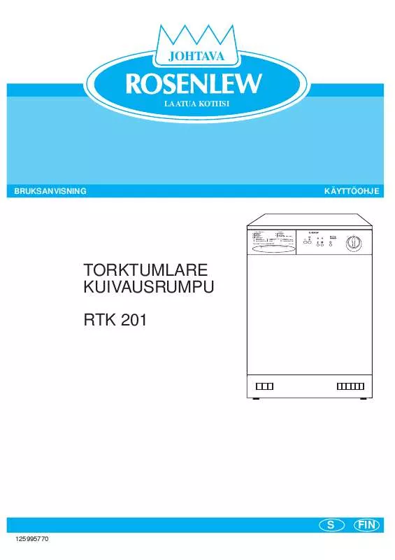 Mode d'emploi ROSENLEW RTK201
