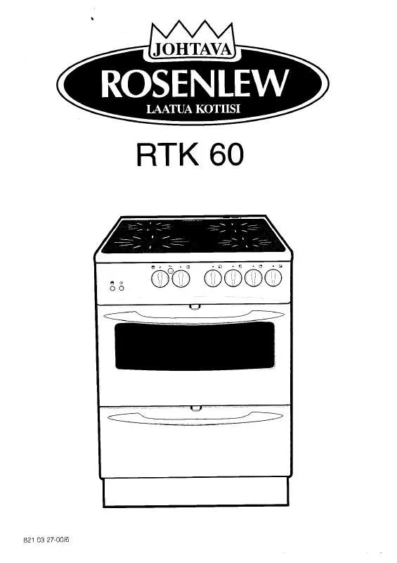 Mode d'emploi ROSENLEW RTK60