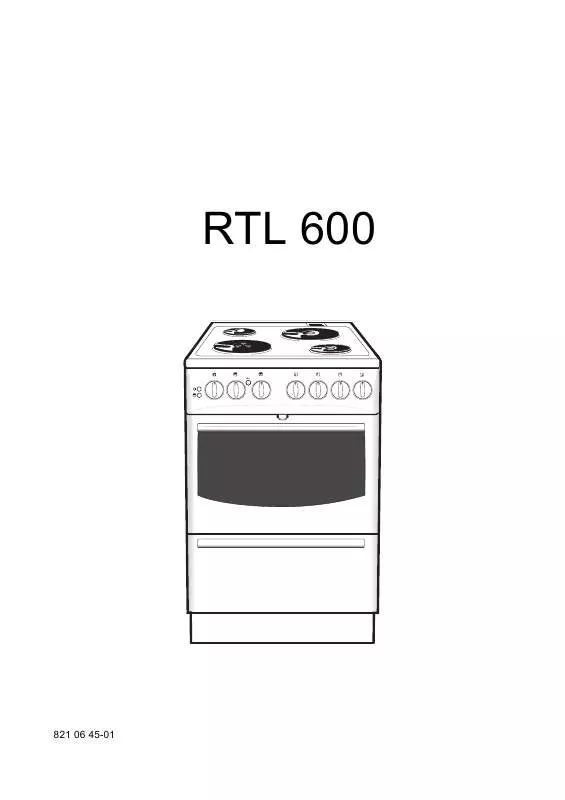 Mode d'emploi ROSENLEW RTL 600