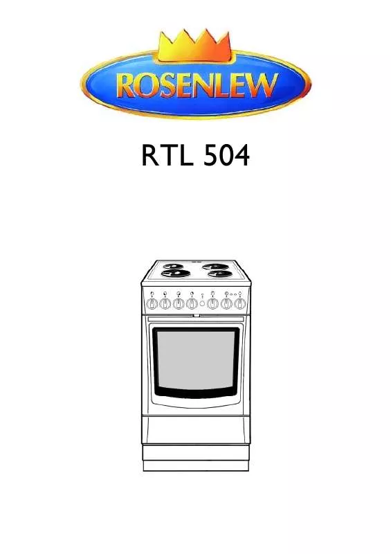 Mode d'emploi ROSENLEW RTL504