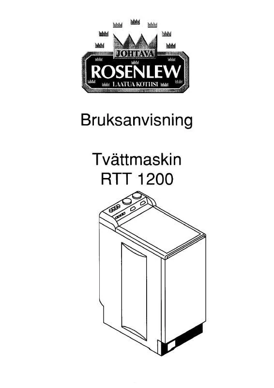 Mode d'emploi ROSENLEW RTT1200