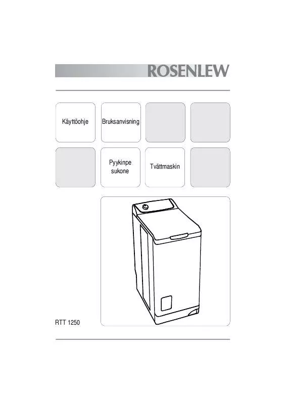 Mode d'emploi ROSENLEW RTT1250