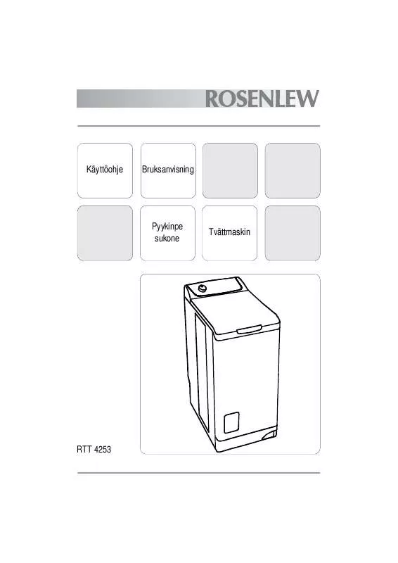 Mode d'emploi ROSENLEW RTT4253