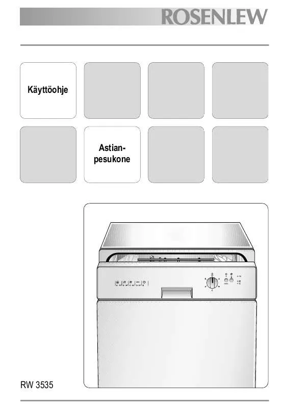 Mode d'emploi ROSENLEW RW 3535