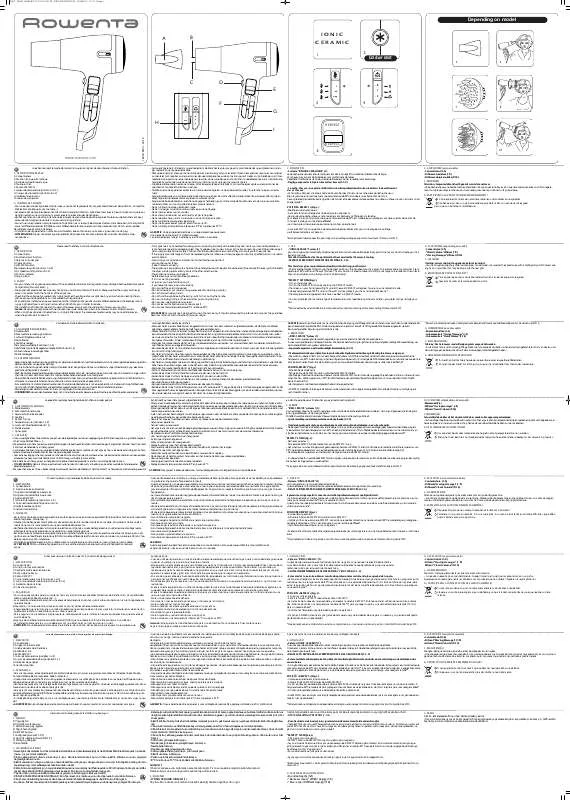 Mode d'emploi ROWENTA CV 7410