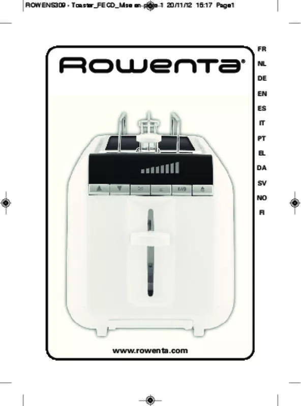 Mode d'emploi ROWENTA TOASTER TL681830