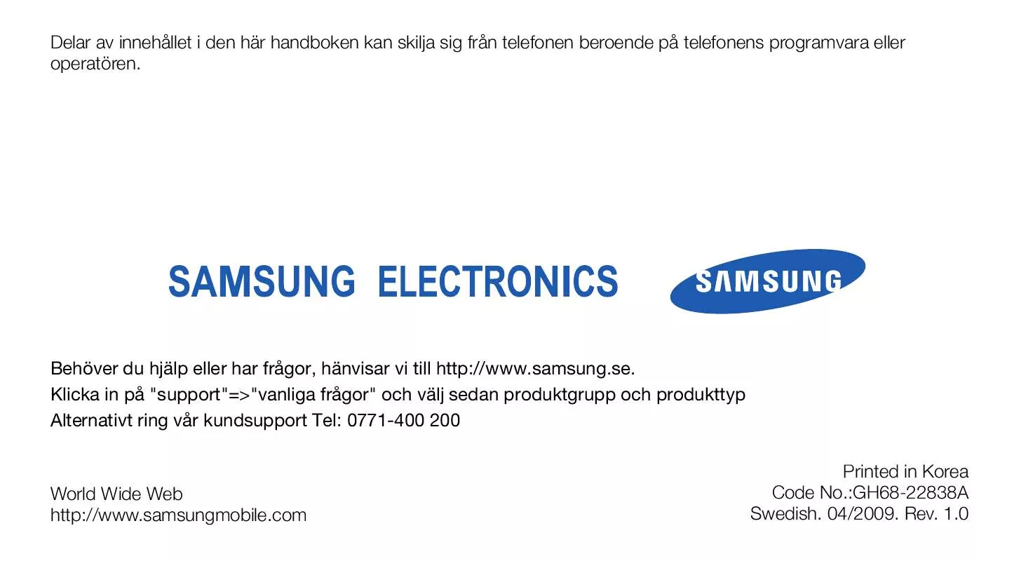 Mode d'emploi SAMSUNG BEAT DJ M7600