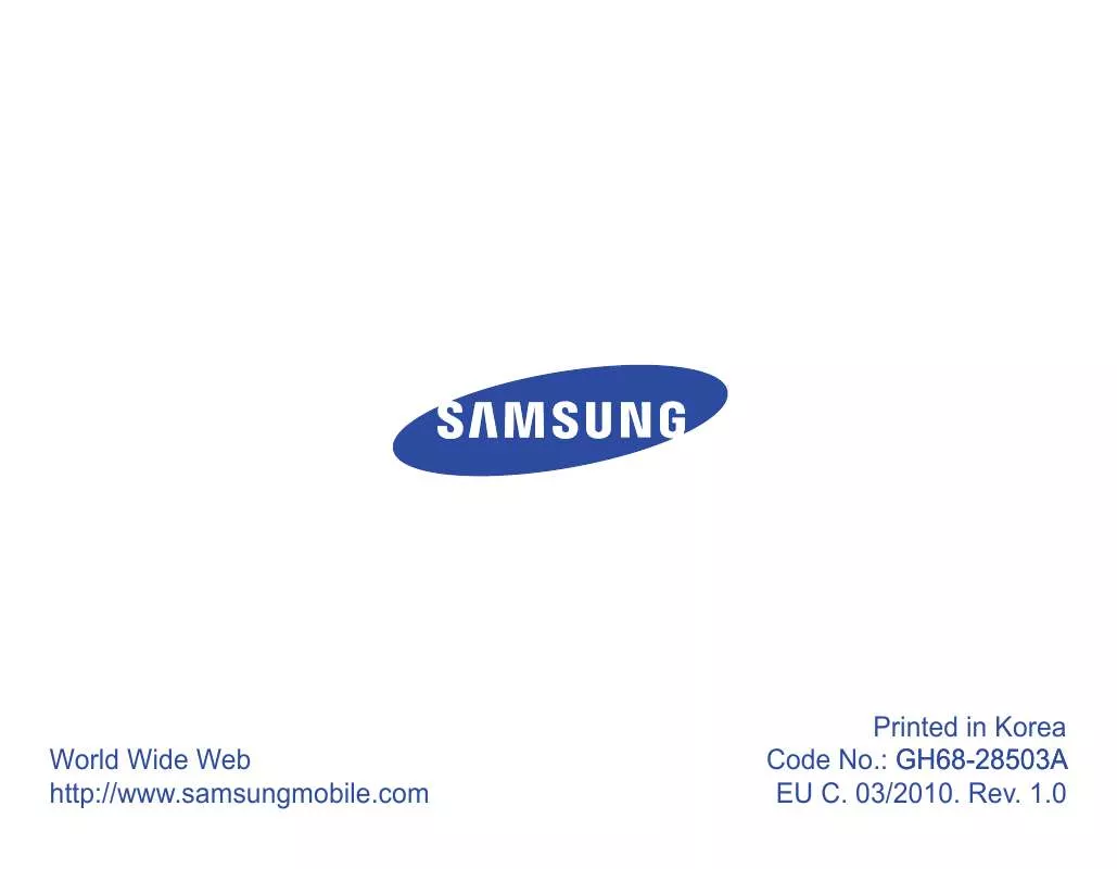 Mode d'emploi SAMSUNG BWEP570