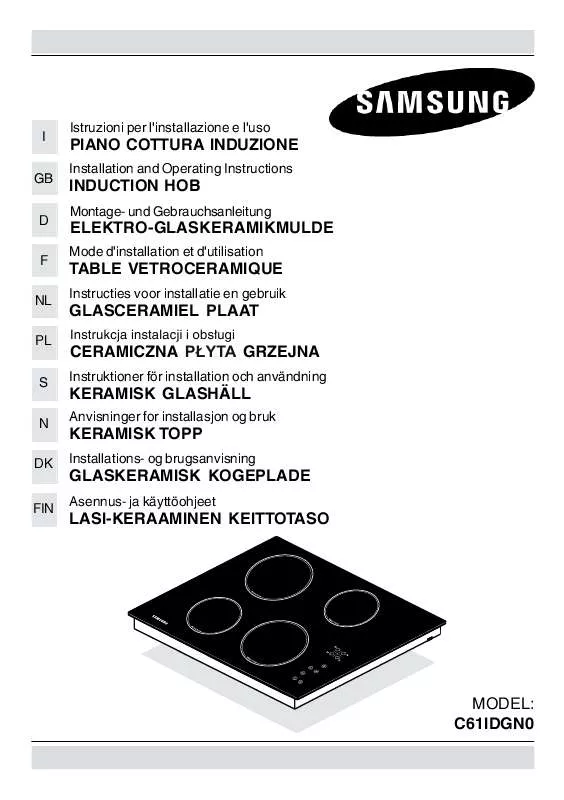 Mode d'emploi SAMSUNG C61IDGNO