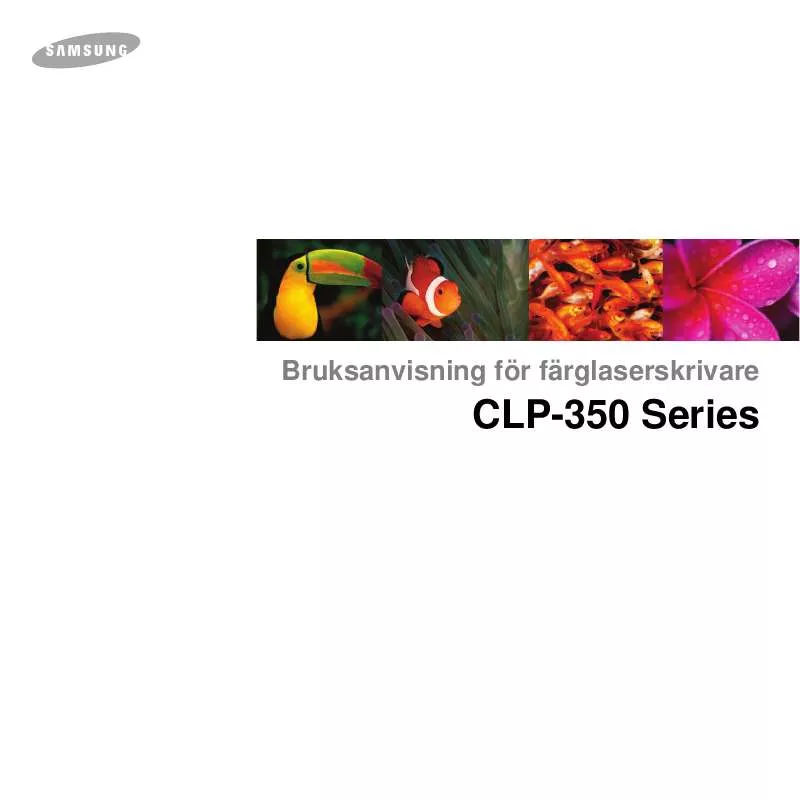 Mode d'emploi SAMSUNG CLP-350N