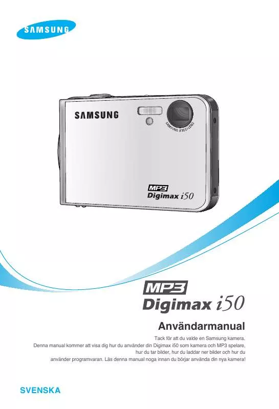 Mode d'emploi SAMSUNG DIGIMAXI50