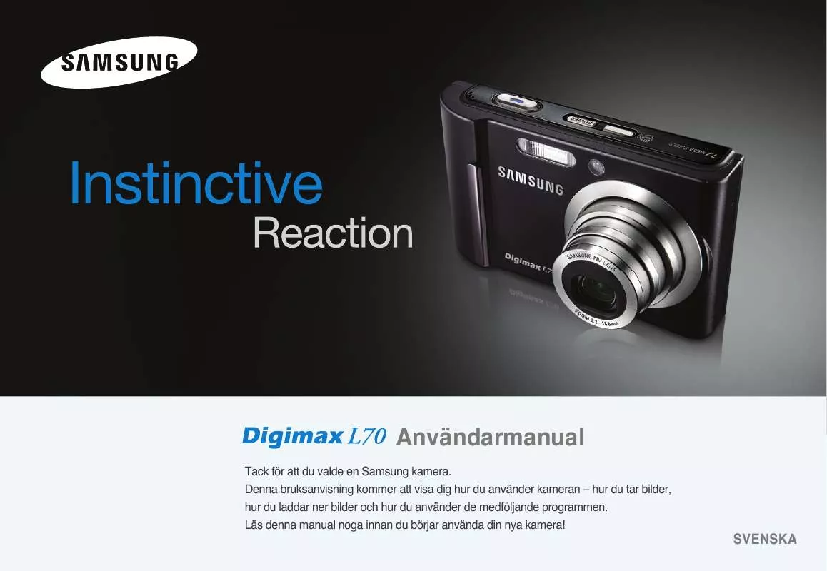 Mode d'emploi SAMSUNG DIGIMAXL70