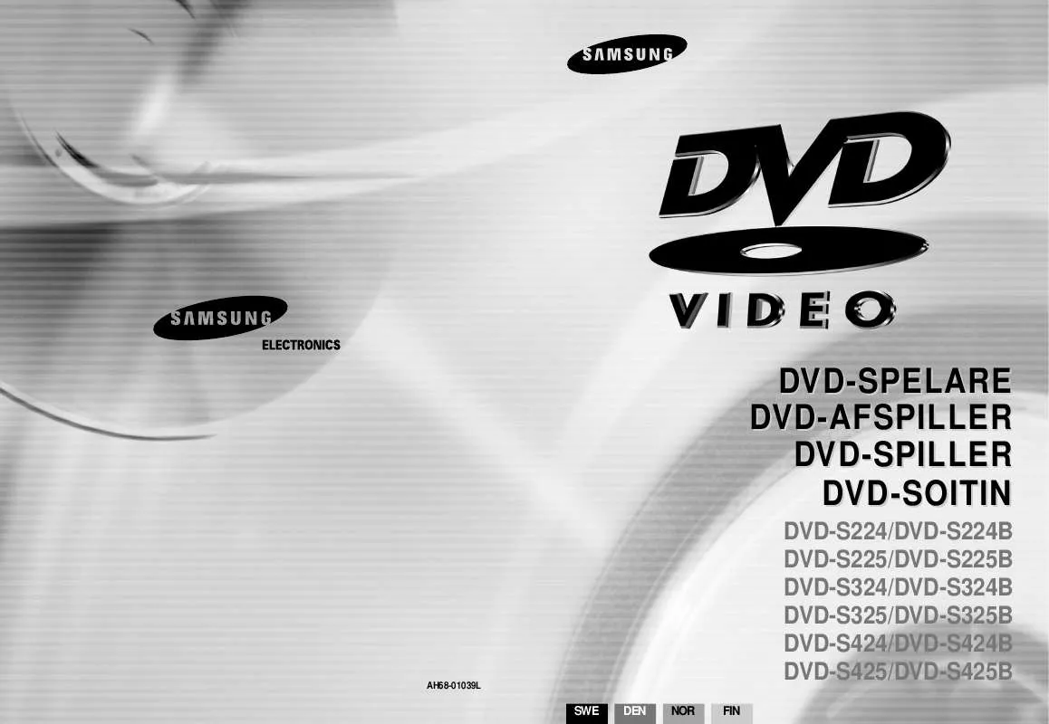 Mode d'emploi SAMSUNG DVD-S225