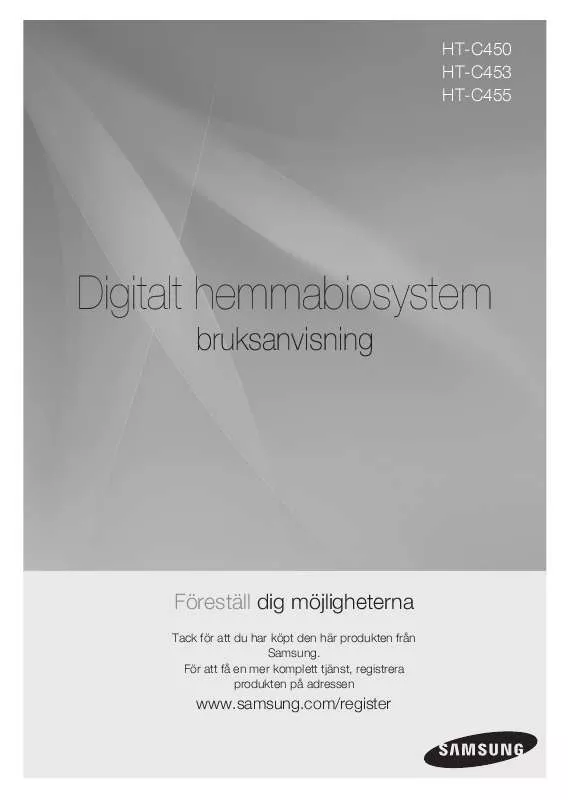 Mode d'emploi SAMSUNG HT-C453