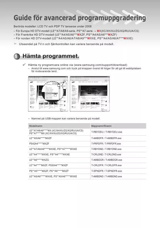 Mode d'emploi SAMSUNG LE26A467C1M