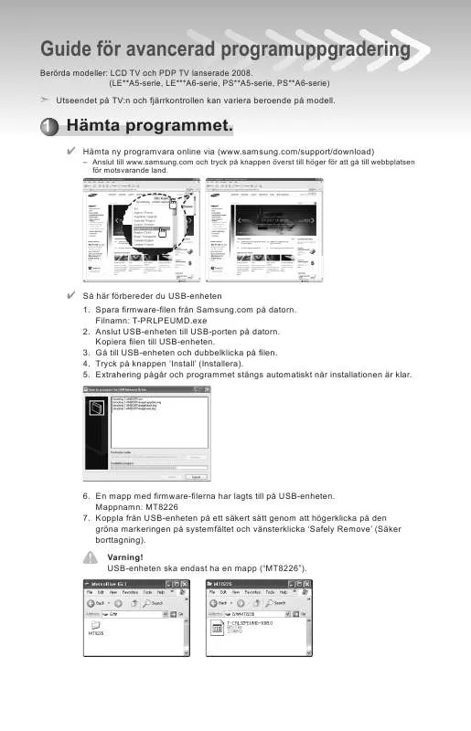 Mode d'emploi SAMSUNG LE40A536T1F