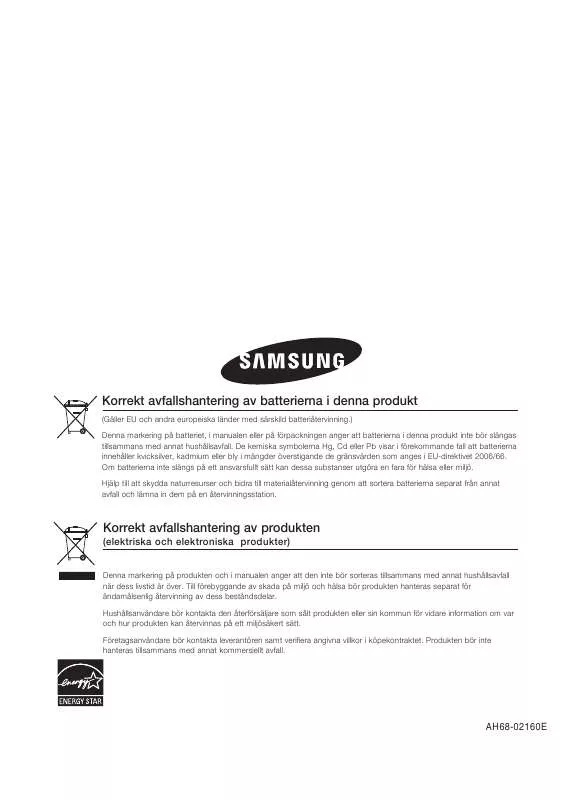 Mode d'emploi SAMSUNG MM-DG35