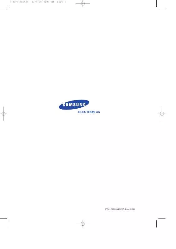 Mode d'emploi SAMSUNG SF-3000