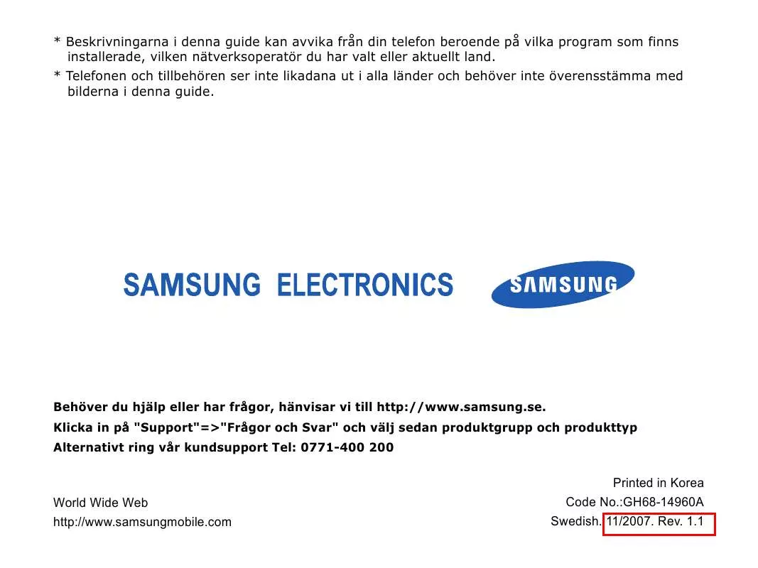 Mode d'emploi SAMSUNG SGH-U700 EVO