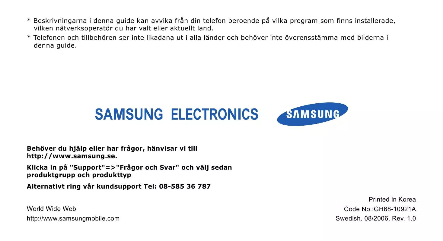 Mode d'emploi SAMSUNG SGH-X680