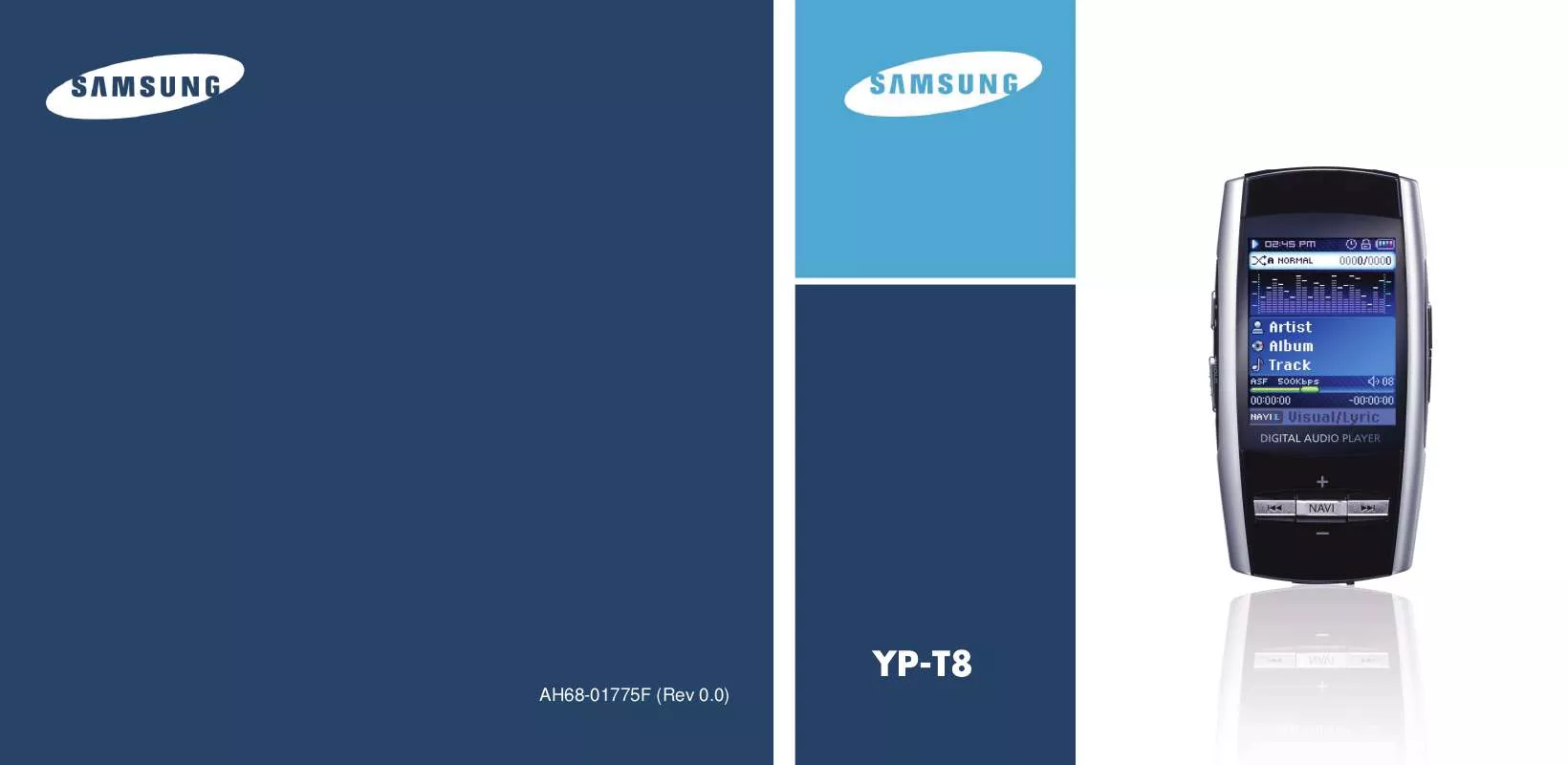 Mode d'emploi SAMSUNG YP-T8Z