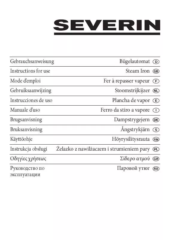 Mode d'emploi SEVERIN BA 3279