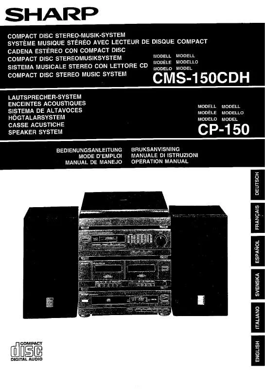 Mode d'emploi SHARP CP-150