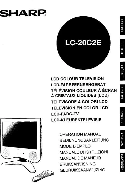 Mode d'emploi SHARP LC-20C2E