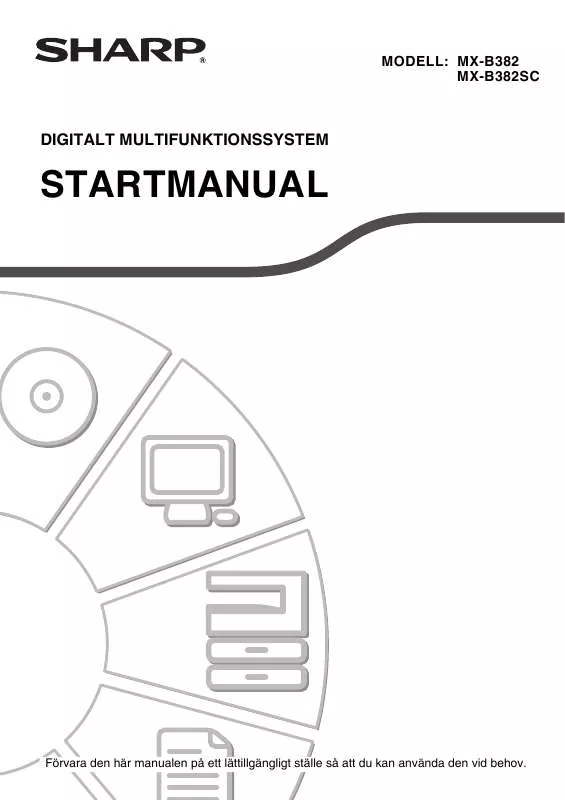 Mode d'emploi SHARP MX-B382