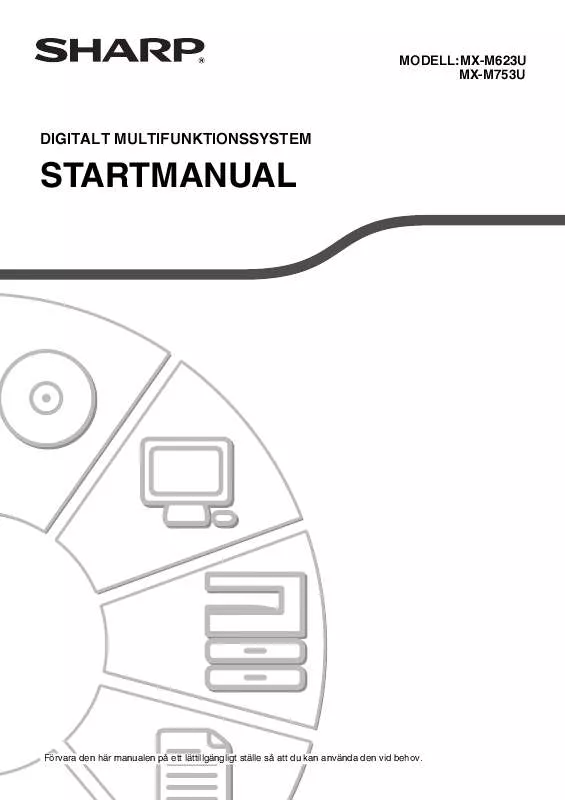 Mode d'emploi SHARP MX-M753U