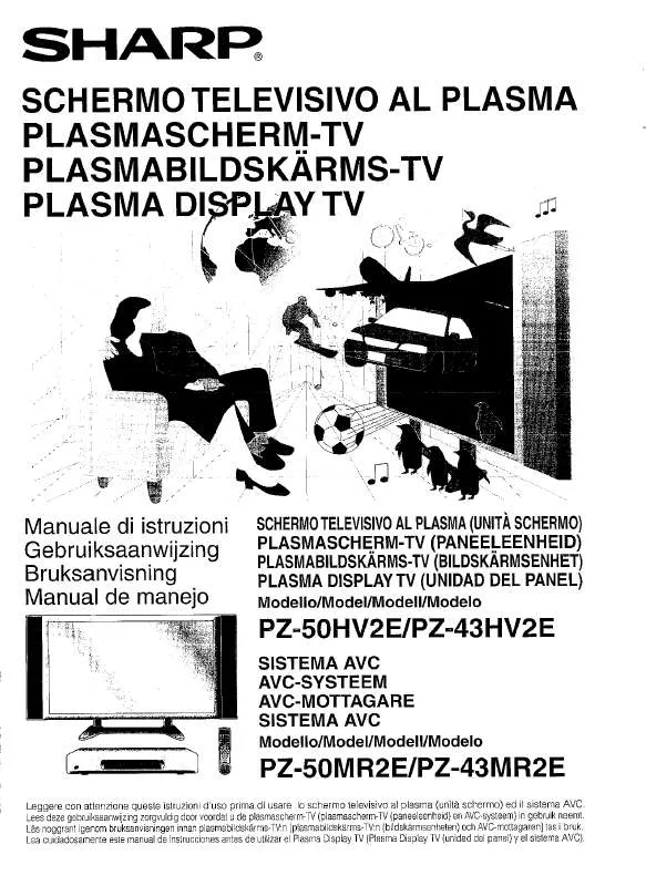 Mode d'emploi SHARP PZ-4350HV2E