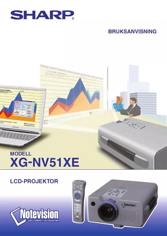 Mode d'emploi SHARP XG-NV51XE