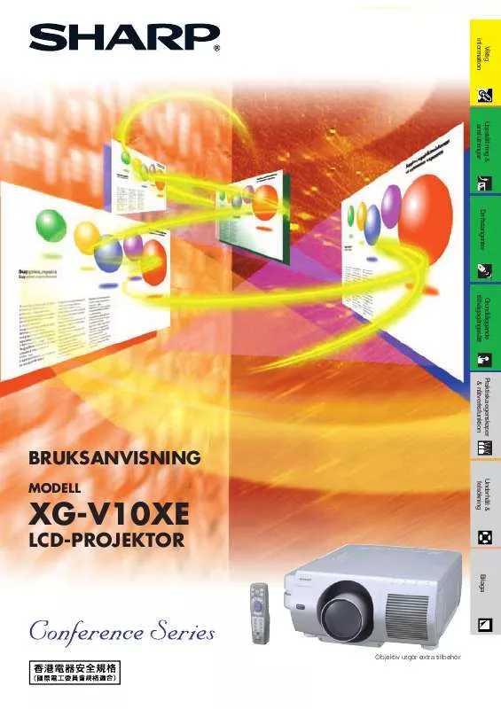 Mode d'emploi SHARP XG-V10XE