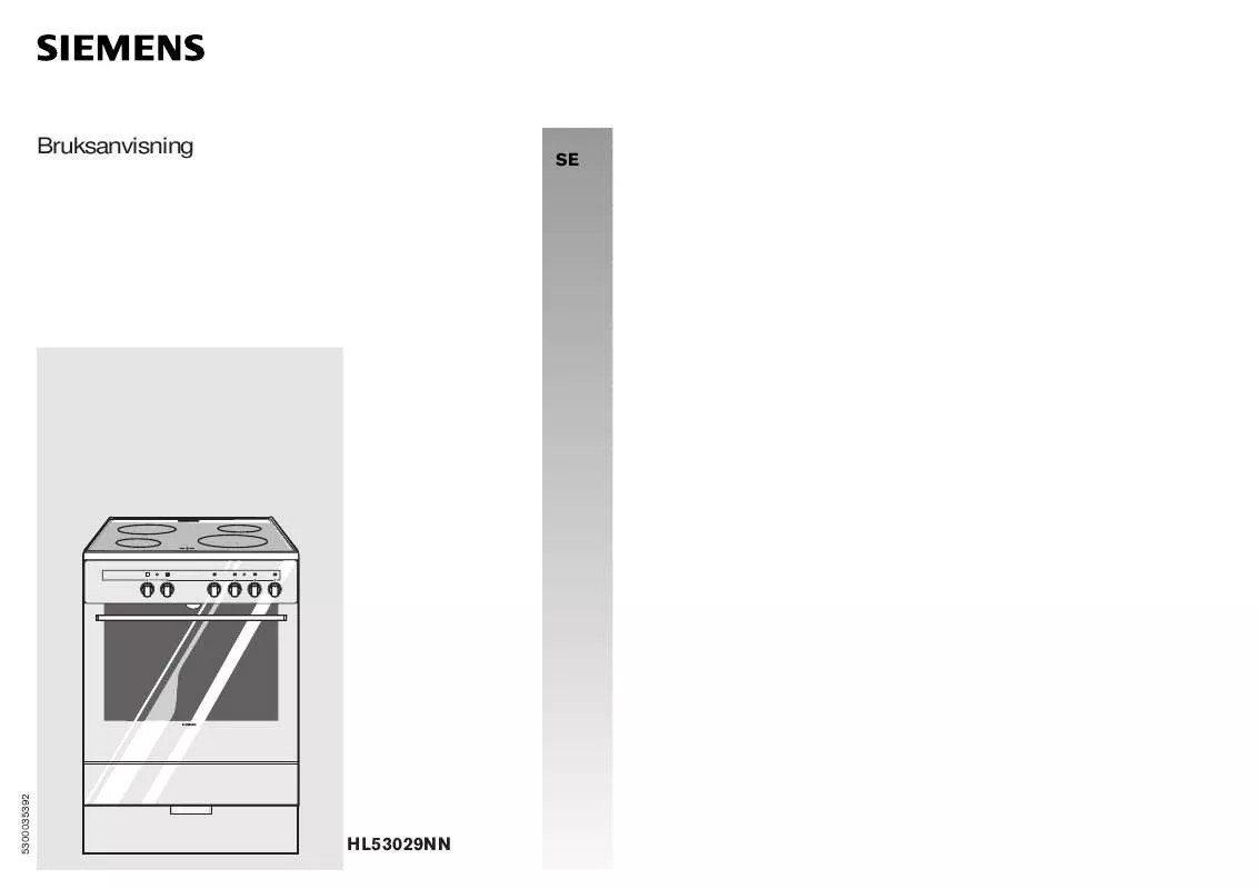 Mode d'emploi SIEMENS HL53029NN