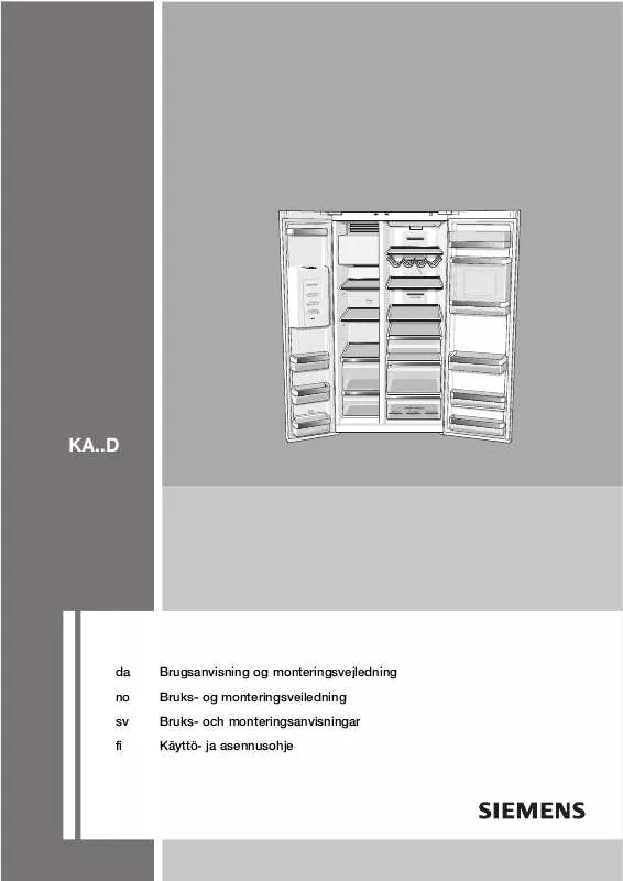 Mode d'emploi SIEMENS KA63DA71/03