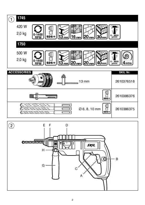 Mode d'emploi SKIL 1750