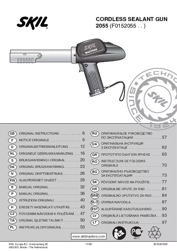 Mode d'emploi SKIL 2055