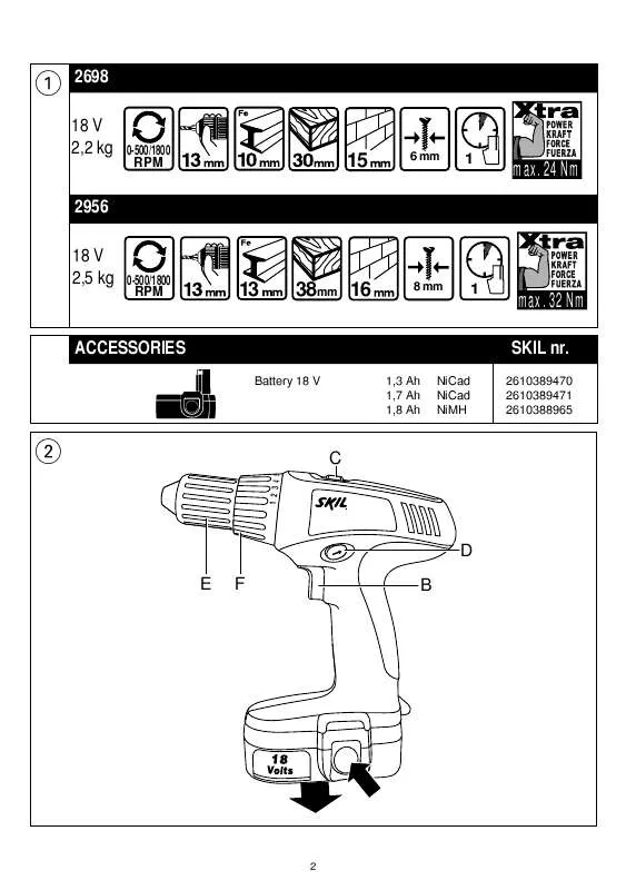 Mode d'emploi SKIL 2698